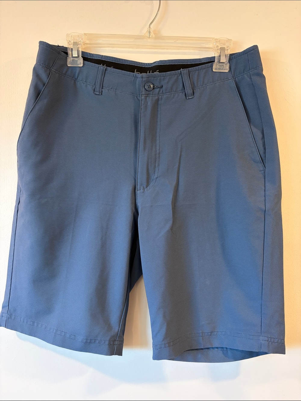 Bolle Men's Flat Front Shorts in Slate Blue